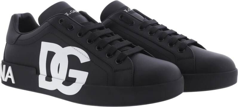 Dolce & Gabbana Continuative Low-Top Sneakers Zwart Heren