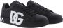 Dolce & Gabbana Zwarte Sneakers Ronde Neus Logo Print Black Heren - Thumbnail 13