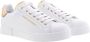 Dolce & Gabbana Witte leren sneakers met gouden en witte logo-applicaties White Dames - Thumbnail 9