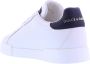 Dolce & Gabbana Witte Leren Sneakers Ronde Neus Vetersluiting White Dames - Thumbnail 4