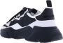 Dolce & Gabbana Mixed Materials Daymaster Sneakers Zwart Heren - Thumbnail 11