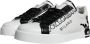 Dolce & Gabbana Crown Heel Logo Witte Sneakers - Thumbnail 2
