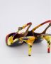 Dolce & Gabbana Dames Brocade Slingback Oranje Rood Multicolor Dames - Thumbnail 10