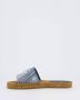 Dolce&Gabbana Slippers & Mules Dames Flower Power Blauw in blauw - Thumbnail 4