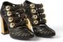 Dolce & Gabbana Dames Hakken Slangen Schoenen Black Dames - Thumbnail 2