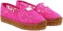 Dolce&Gabbana Espadrilles Espadrillas Pizzo Taormina in roze - Thumbnail 8