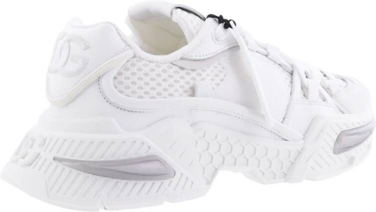 Dolce & Gabbana Dames Mixed-Material Airmaster Wit White Dames