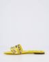 Dolce & Gabbana Dames Platte Slides Yellow Dames - Thumbnail 2