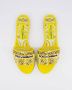 Dolce & Gabbana Dames Platte Slides Yellow Dames - Thumbnail 3