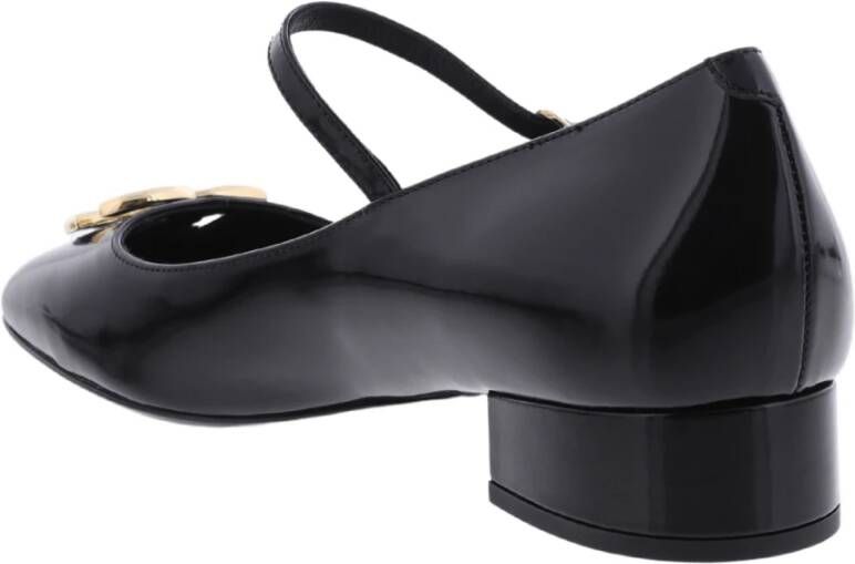 Dolce & Gabbana Dames Polished Mary Jane Zwart Black Dames