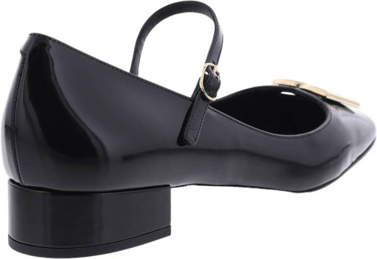 Dolce & Gabbana Dames Polished Mary Jane Zwart Black Dames