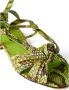 Dolce & Gabbana Dames Slange Sandalen Green Dames - Thumbnail 5