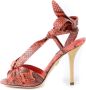 Dolce & Gabbana Dames Slangenhak Sandalen Roze Dames - Thumbnail 5