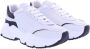 Dolce & Gabbana Chique Zwarte en Witte Leren Sneakers White Dames - Thumbnail 5