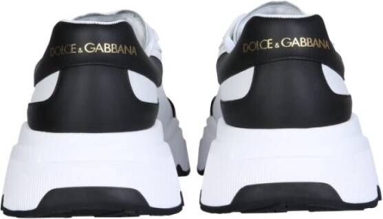 Dolce & Gabbana Daymaster Leren Sportschoenen Wit Heren