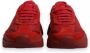 Dolce & Gabbana Rode Leren Lage Sneakers Logo - Thumbnail 2