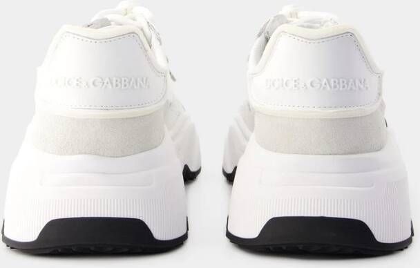 Dolce & Gabbana Nylon Sneakers Wit White Dames
