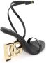 Dolce & Gabbana Zwarte Sandalen met Goud-geplateerde Hak Black Dames - Thumbnail 8