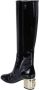 Dolce & Gabbana Logo Detail Hoge Laarzen in Zwart Black Dames - Thumbnail 2