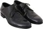 Dolce & Gabbana Blauwe Leren Formele Jurk Derby Herenschoenen Blue Heren - Thumbnail 6