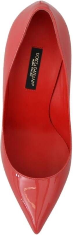 Dolce & Gabbana Donkerroze Patentleren Hakken Pumps Pink Dames