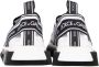 Dolce & Gabbana Elastische Technische Stof Sneakers Zwart Wit Multicolor Dames - Thumbnail 7