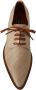 Dolce & Gabbana Zakelijke Schoenen Upgrade Echte Paling Leren Platte Schoenen Beige - Thumbnail 12
