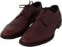 Dolce & Gabbana Rode Bordeaux Leren Formele Schoenen Red Heren - Thumbnail 4