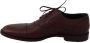 Dolce & Gabbana Rode Bordeaux Leren Formele Schoenen Red Heren - Thumbnail 6