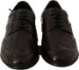 Dolce & Gabbana Klassieke Leren Broques Oxford Wingtip-Schoenen - Thumbnail 3