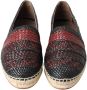 Dolce & Gabbana Elegante Geweven Leren Espadrilles Multicolor - Thumbnail 2