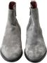 Dolce & Gabbana Elegante Grijze Chelsea Leren Laarzen Gray Heren - Thumbnail 8
