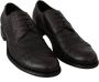 Dolce & Gabbana Elegante Heren Leren Derby Dress Schoenen Black Heren - Thumbnail 5