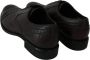 Dolce & Gabbana Elegante Heren Leren Derby Dress Schoenen Black Heren - Thumbnail 6