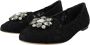 Dolce & Gabbana Elegante platte Vally-schoenen met bloemenkant Black Dames - Thumbnail 4