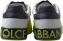 Dolce & Gabbana Elegante Portofino Lage Top Lederen Sneakers Multicolor - Thumbnail 5