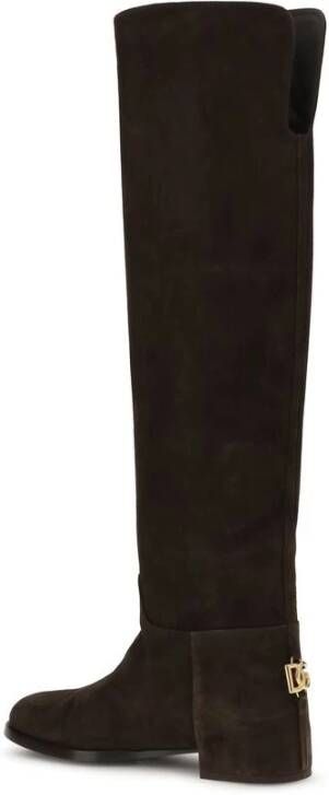 Dolce & Gabbana Elegante Suede High Boots