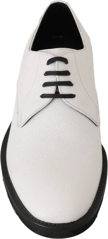 Dolce & Gabbana Elegante witte formele leren schoenen White Heren