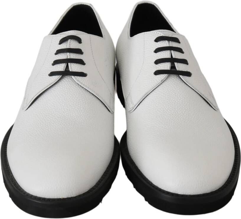 Dolce & Gabbana Elegante witte formele leren schoenen White Heren