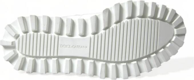 Dolce & Gabbana Elegante witte leren enkellaarzen White Heren