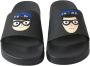 Dolce & Gabbana Zwarte Saint Barth Strand Sandalen Black Dames - Thumbnail 5