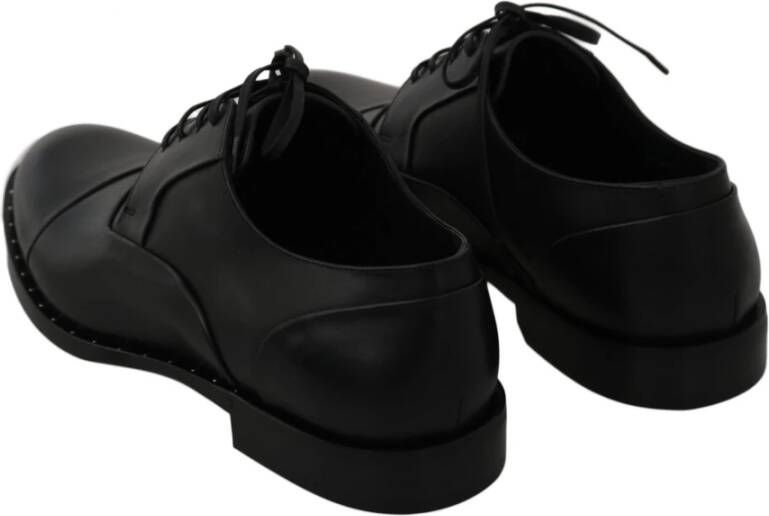 Dolce & Gabbana Elegante zwarte leren schoenen voor formele gelegenheden Black Heren