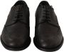 Dolce & Gabbana Zwarte Leren Oxford Wingtip Formele Schoenen Black Heren - Thumbnail 6