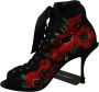 Dolce & Gabbana Gedrukte Veterschoenen met 10cm Hak Multicolor Dames - Thumbnail 6