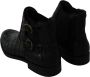 Dolce & Gabbana Black Crocodile Leather Derby Boots Shoes Zwart Heren - Thumbnail 6