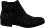 Dolce & Gabbana Black Crocodile Leather Derby Boots Shoes Zwart Heren - Thumbnail 7