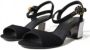 Dolce & Gabbana Zwarte Kristal Enkelband Sandalen Black Dames - Thumbnail 32