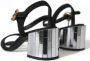 Dolce & Gabbana Zwarte Kristal Enkelband Sandalen Black Dames - Thumbnail 33