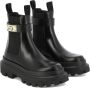 Dolce&Gabbana Boots & laarzen Boot With Logo Plaque in zwart - Thumbnail 2