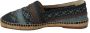 Dolce & Gabbana Blauw Grijs Slip On Buffalo Espadrille Schoenen Blue Heren - Thumbnail 12